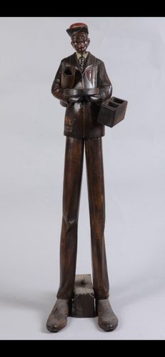 Vintage Automaton Train Porter