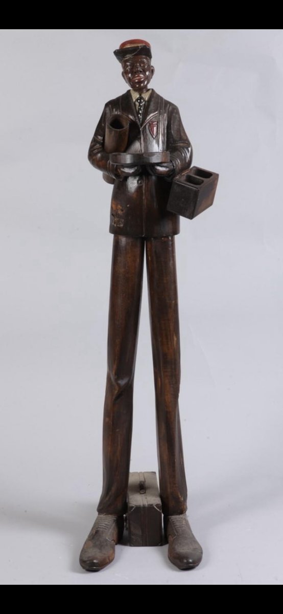 Vintage Automaton Train Porter